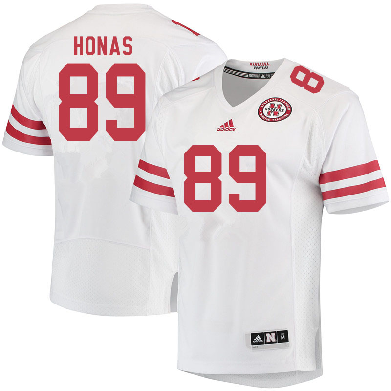 Men #89 Todd Honas Nebraska Cornhuskers College Football Jerseys Sale-White
